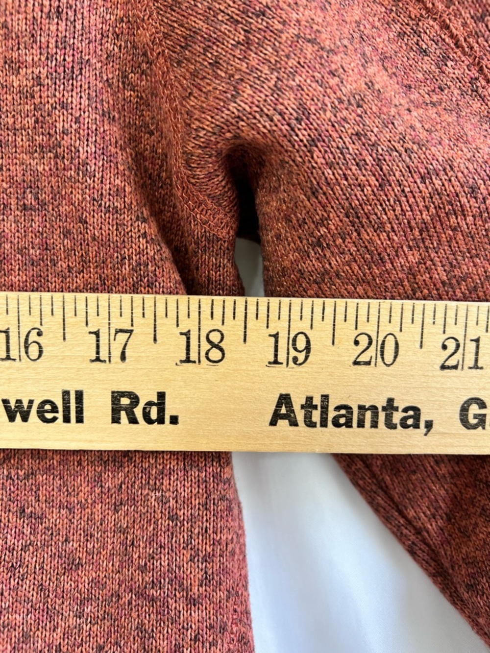 Patagonia Better Sweater 1/4 Zip Fleece Pullover Jacket Burl Red Heather Medium - Picture 11 of 12